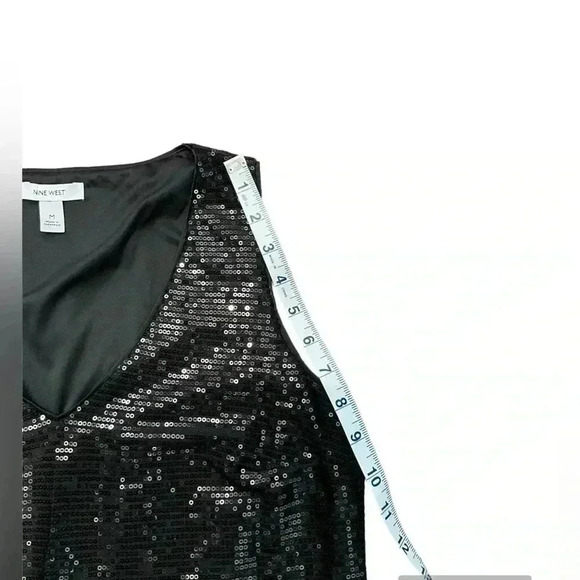 Nine West, Black, Dress Tank, Sequence, Size Medium, NWOT, Excellent Condition, - Picture 11 of 11